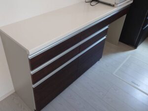 埼玉のキッチン取付け隊　カップボードの取付け　施工後